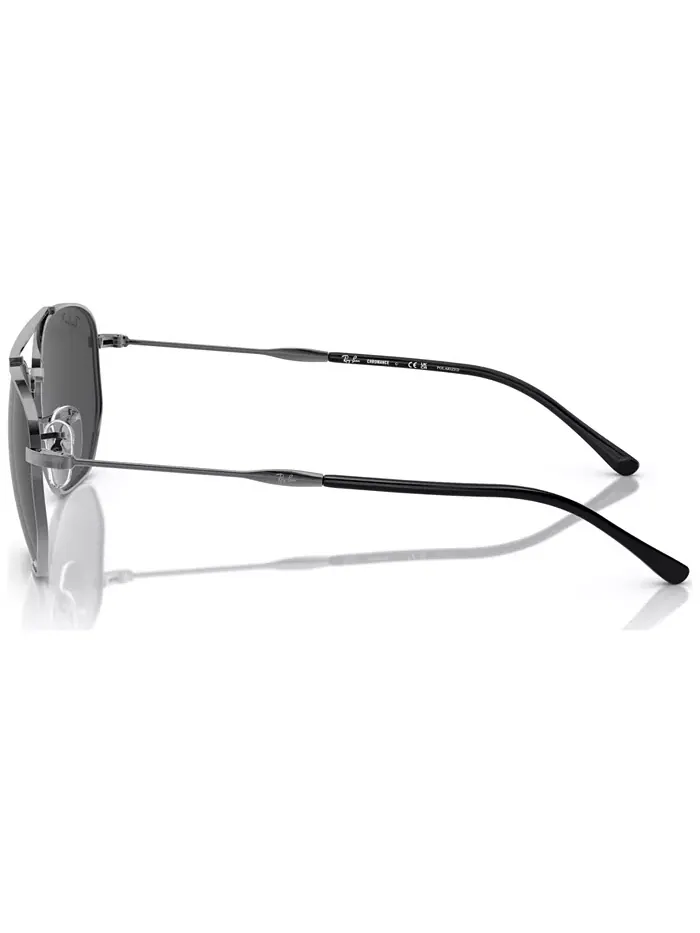 Унисекс поляризованные солнцезащитные очки, RB3707 Chromance Ray-Ban — изображение 5 из 8, серый