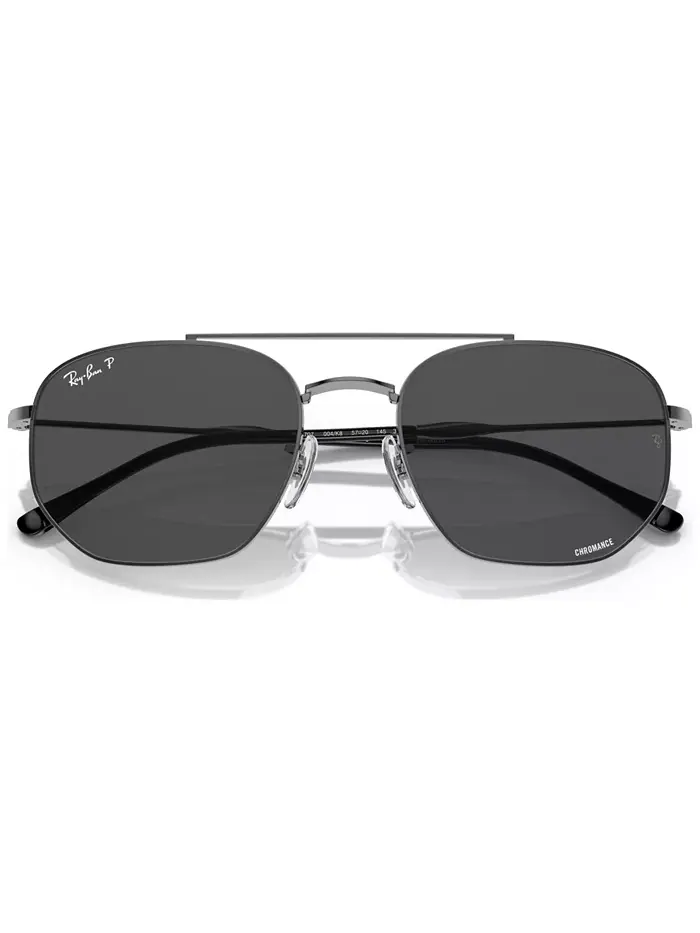 Унисекс поляризованные солнцезащитные очки, RB3707 Chromance Ray-Ban — изображение 6 из 8, серый