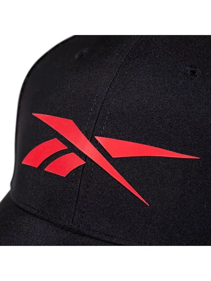 Элитная мужская сетчатая кепка сзади Reebok — изображение 6 из 6, черный