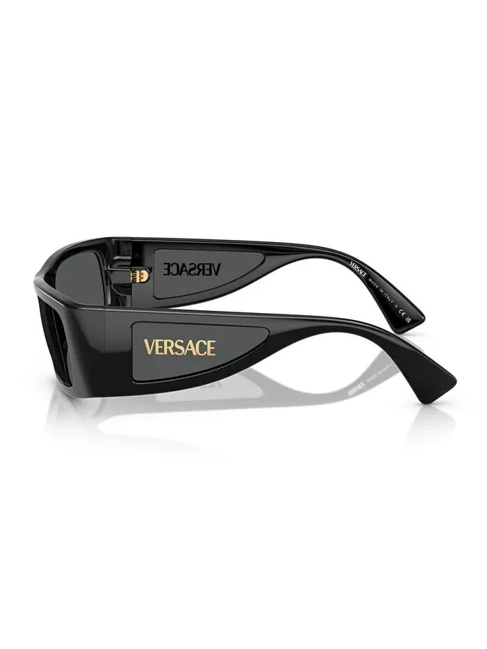 Мужские солнцезащитные очки VE4482 Versace — изображение 4 из 10, черный