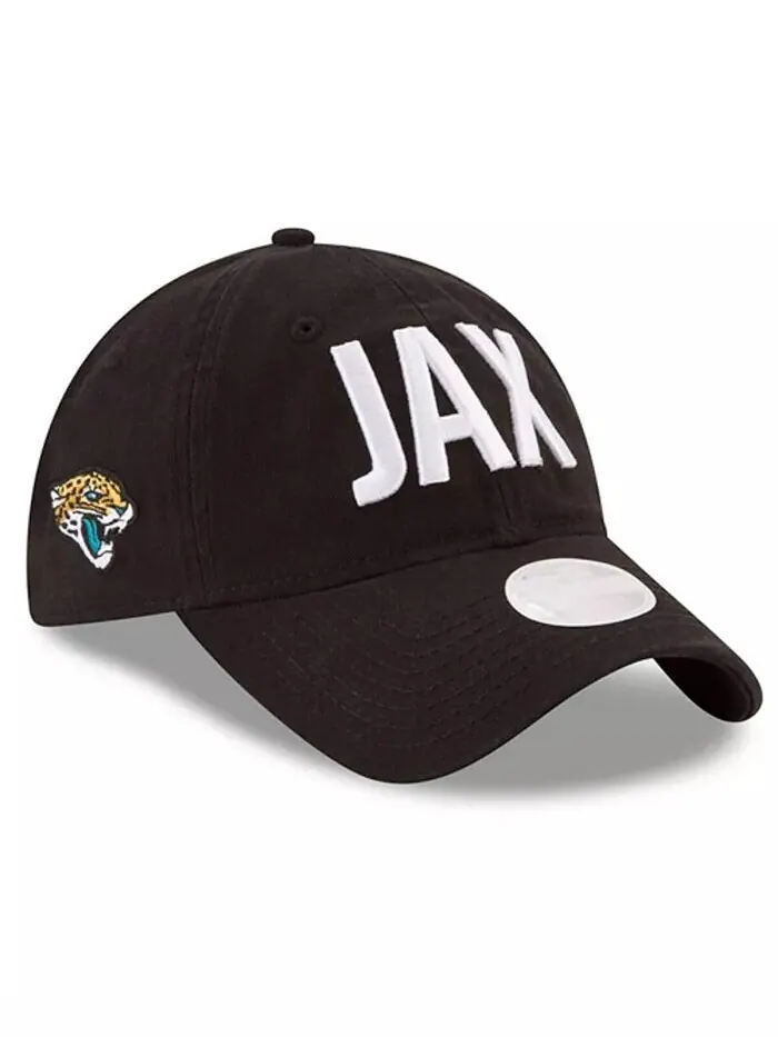 Женская черная регулируемая кепка Jacksonville Jaguar Hometown 9TWENTY New Era — изображение 3 из 4, черный