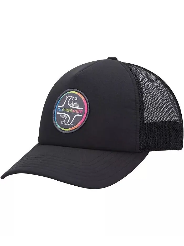 Черная мужская кепка Groundswell Trucker Snapback Quicksilver Quiksilver — изображение 1 из 4, черный