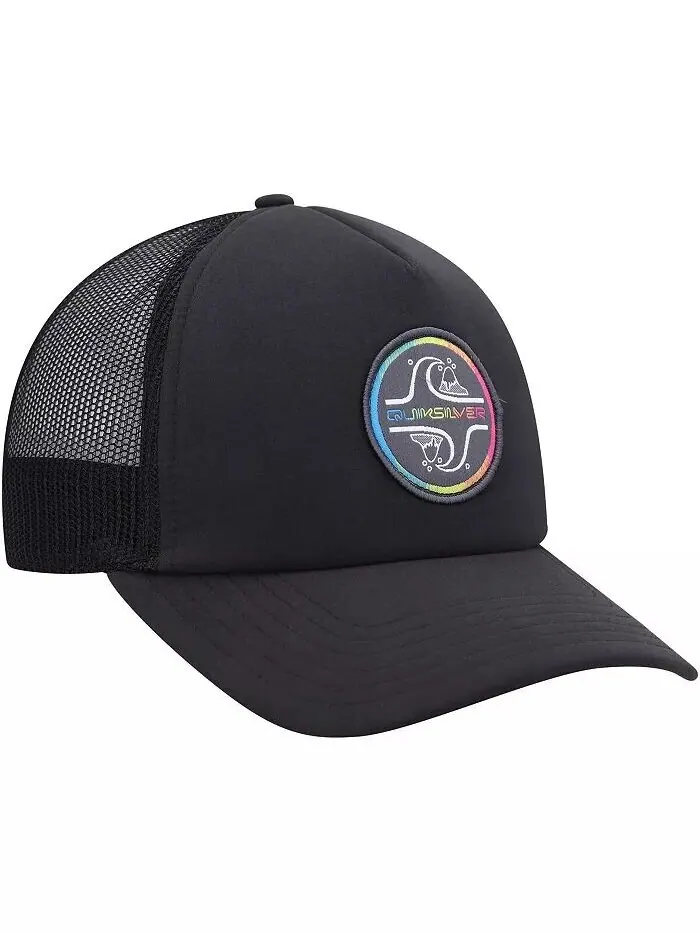 Черная мужская кепка Groundswell Trucker Snapback Quicksilver Quiksilver — изображение 2 из 4, черный
