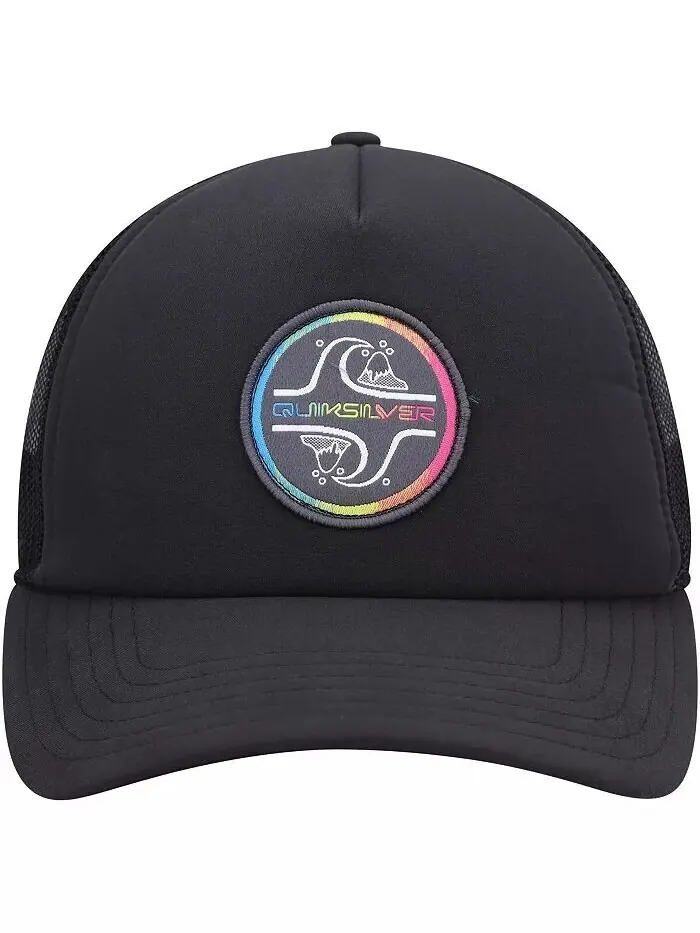 Мужская черная бейсболка-кепка Groundswell Trucker Snapback от Quicksilver Quiksilver — изображение 3 из 4