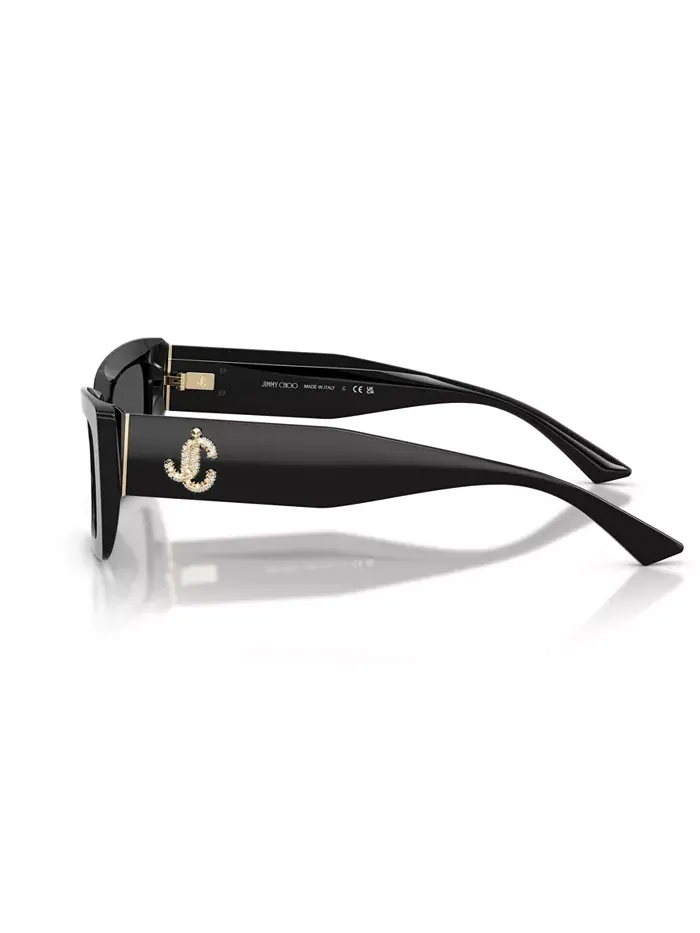 Женские классические солнцезащитные очки, JC5037BU Jimmy Choo — изображение 4 из 6, черный