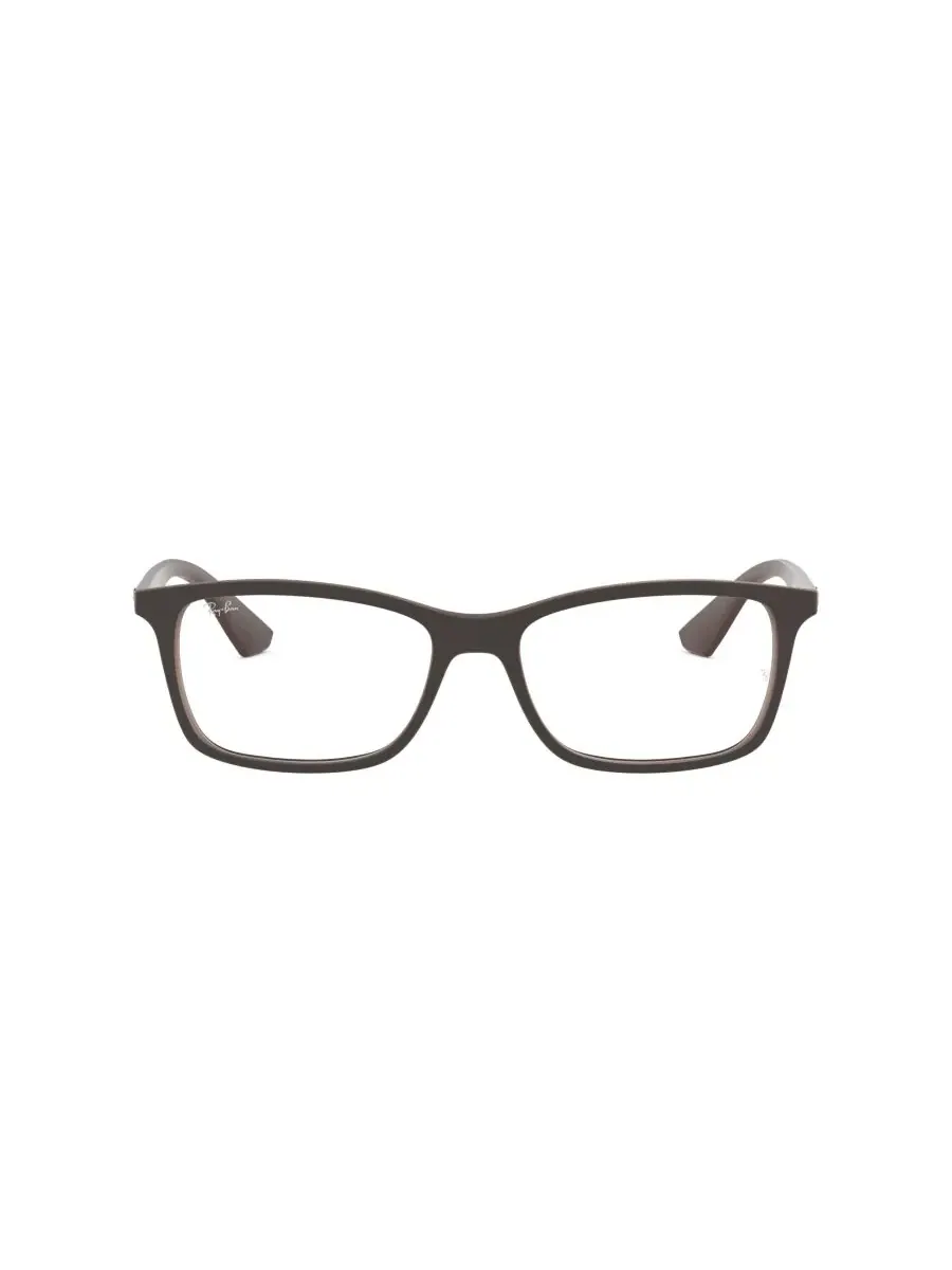 Квадратные очки унисекс, RB7047 Ray-Ban — изображение 3 из 5, прозрачный коричневый