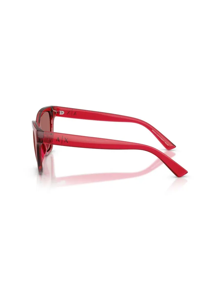 Мужские солнцезащитные очки, AX4165S Armani Exchange — изображение 3 из 13, прозрачный
