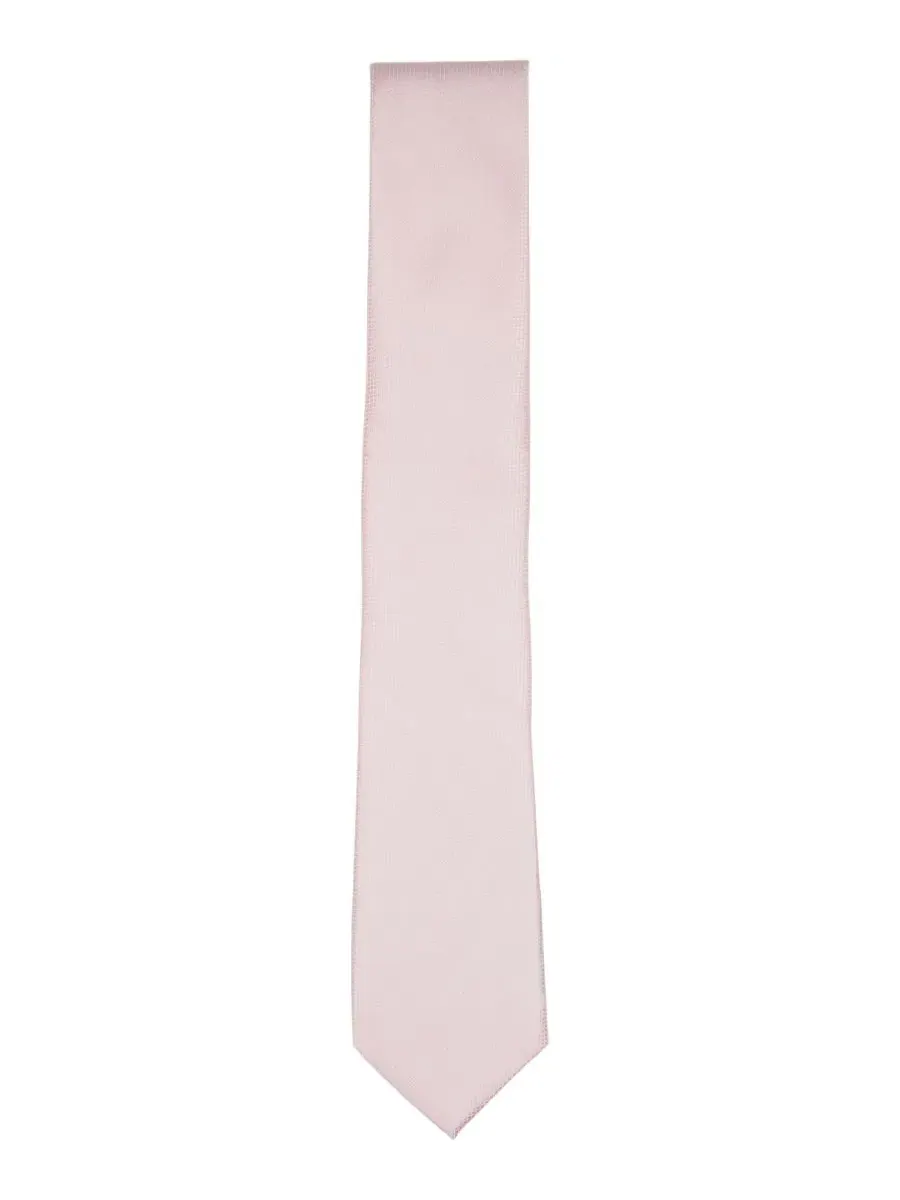 Мужской галстук Burnel Micro Check Slim Tie Alfani — изображение 2 из 3, пудровый розовый