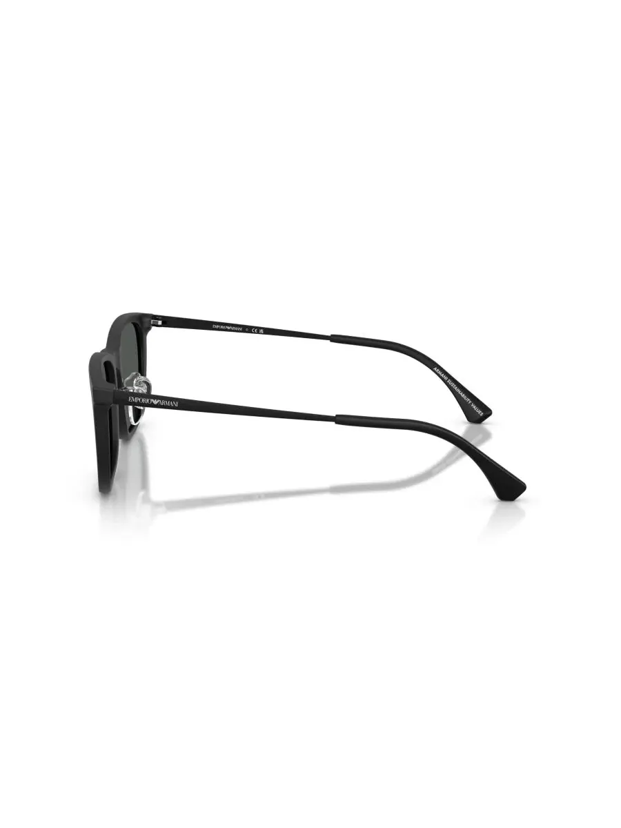 Мужские квадратные солнцезащитные очки, EA4275D Emporio Armani — изображение 4 из 6, черный