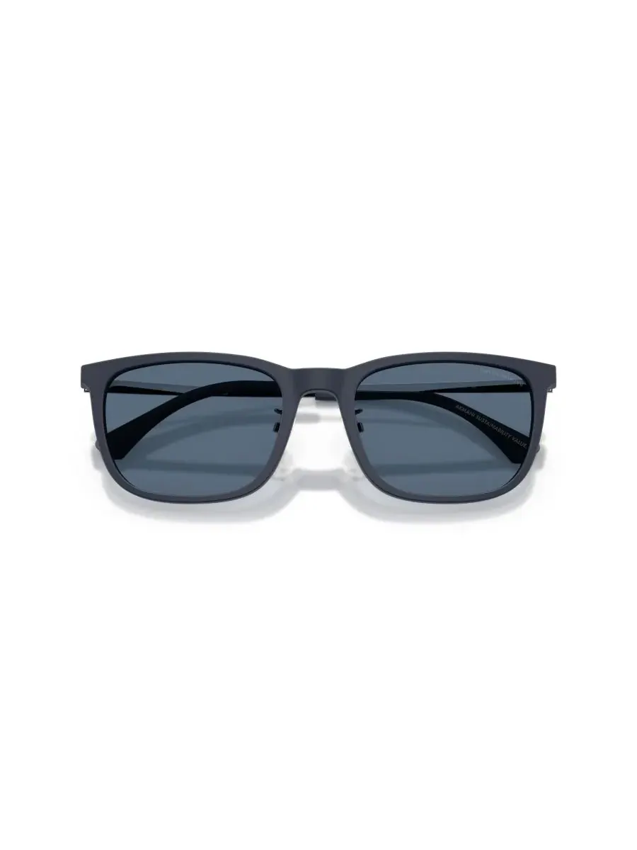 Мужские квадратные солнцезащитные очки, EA4275D Emporio Armani — изображение 5 из 6, синий