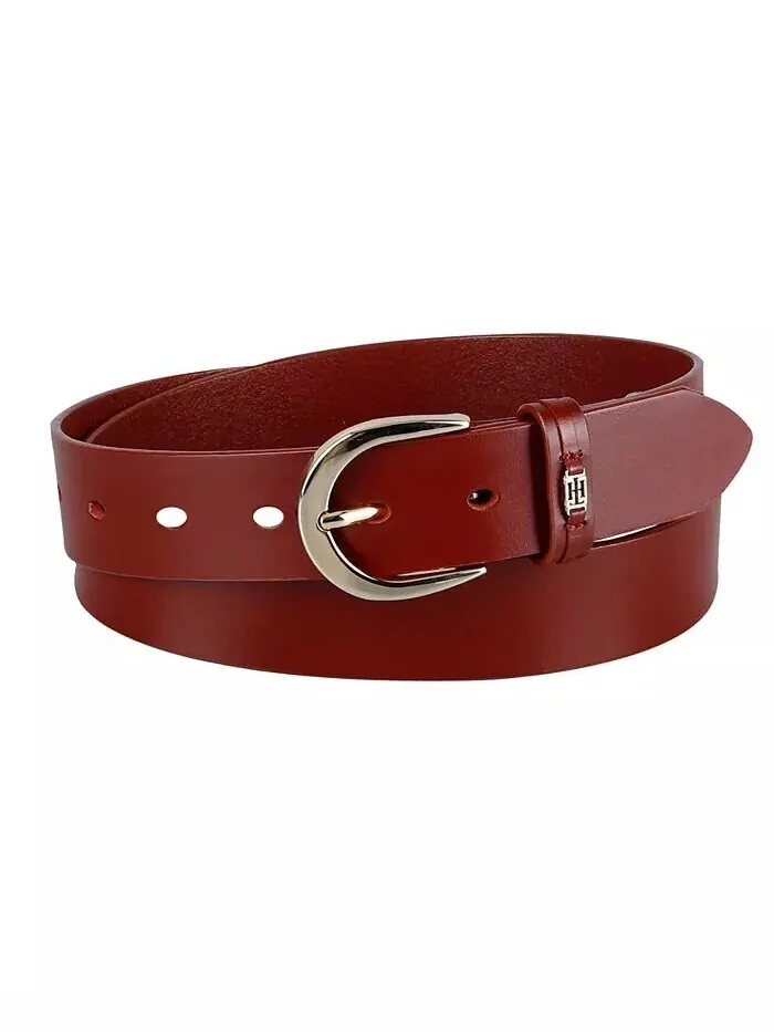 Женский фирменный кожаный джинсовый ремень Tommy Hilfiger