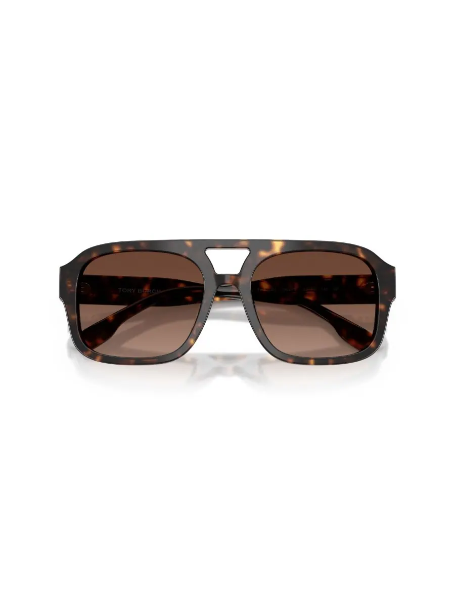Женские поляризованные солнцезащитные очки, TY7224U Tory Burch — изображение 5 из 6, коричневый