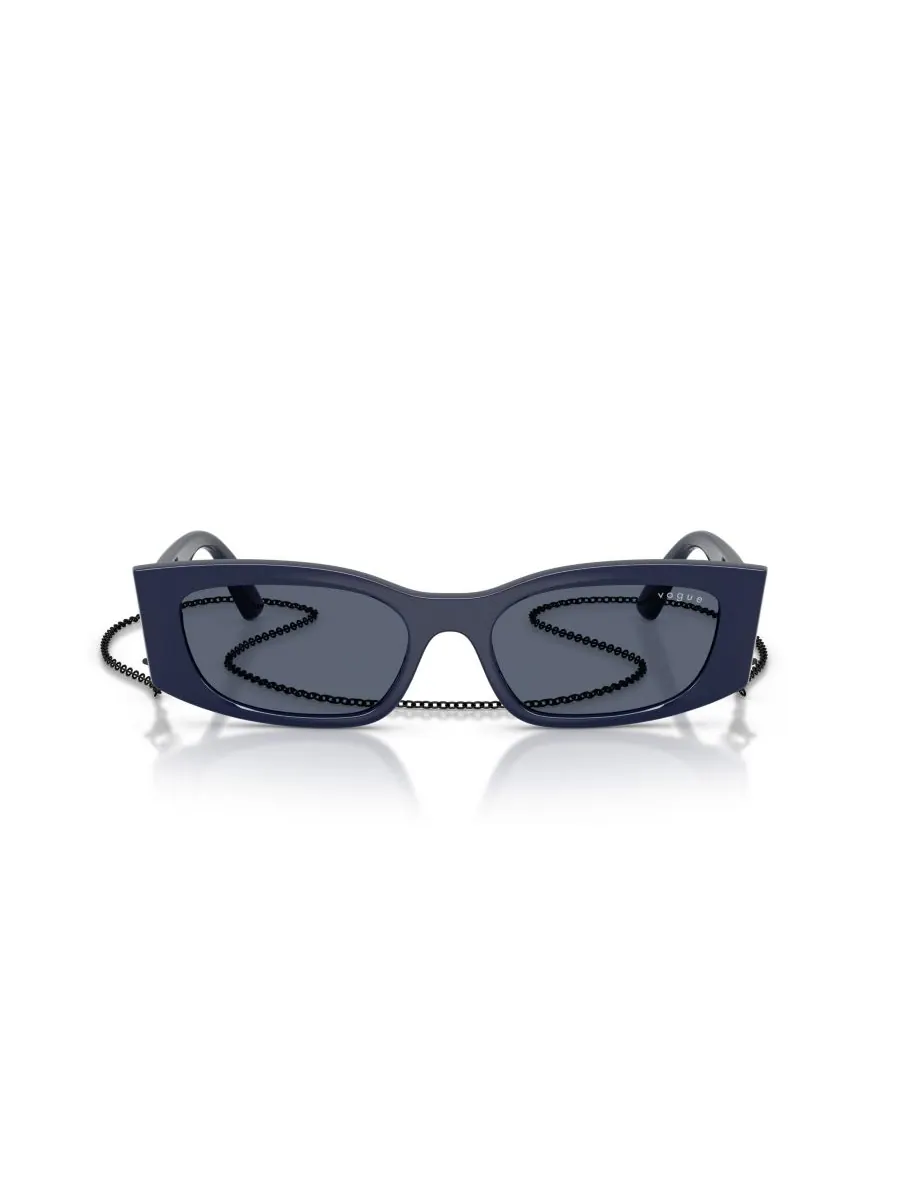 Женские прямоугольные солнцезащитные очки, VO5655SU Vogue Eyewear — изображение 2 из 7, синий