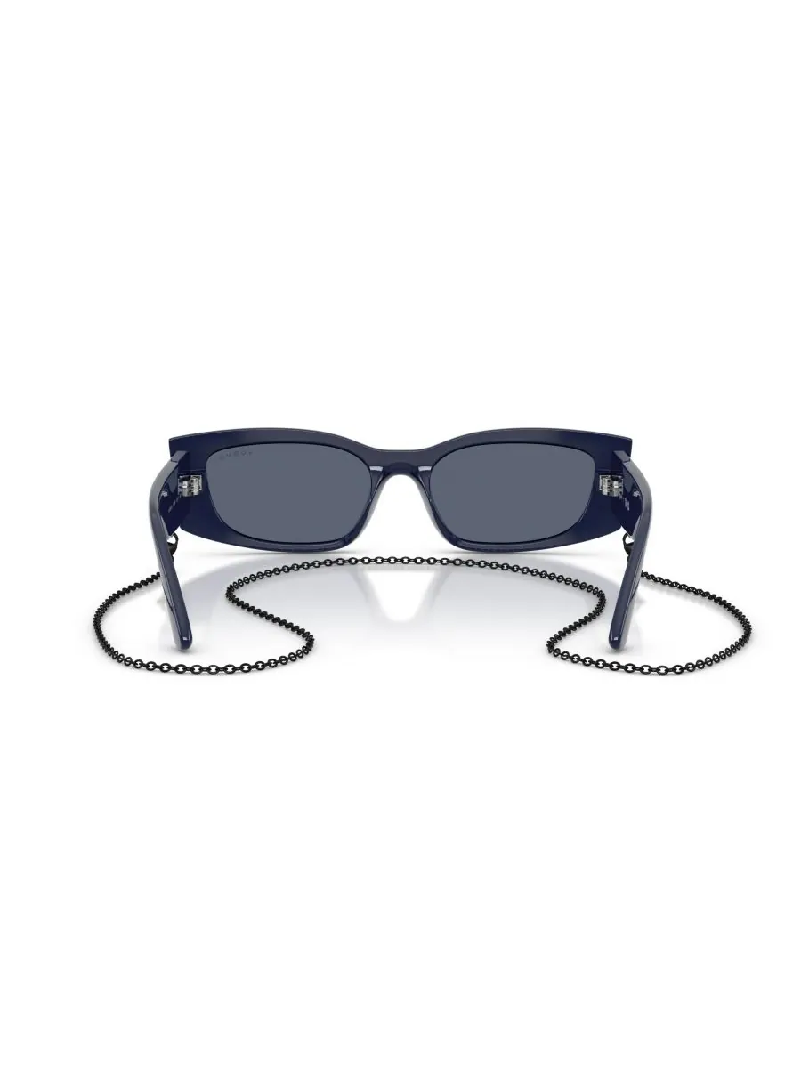 Женские прямоугольные солнцезащитные очки, VO5655SU Vogue Eyewear — изображение 4 из 7, синий