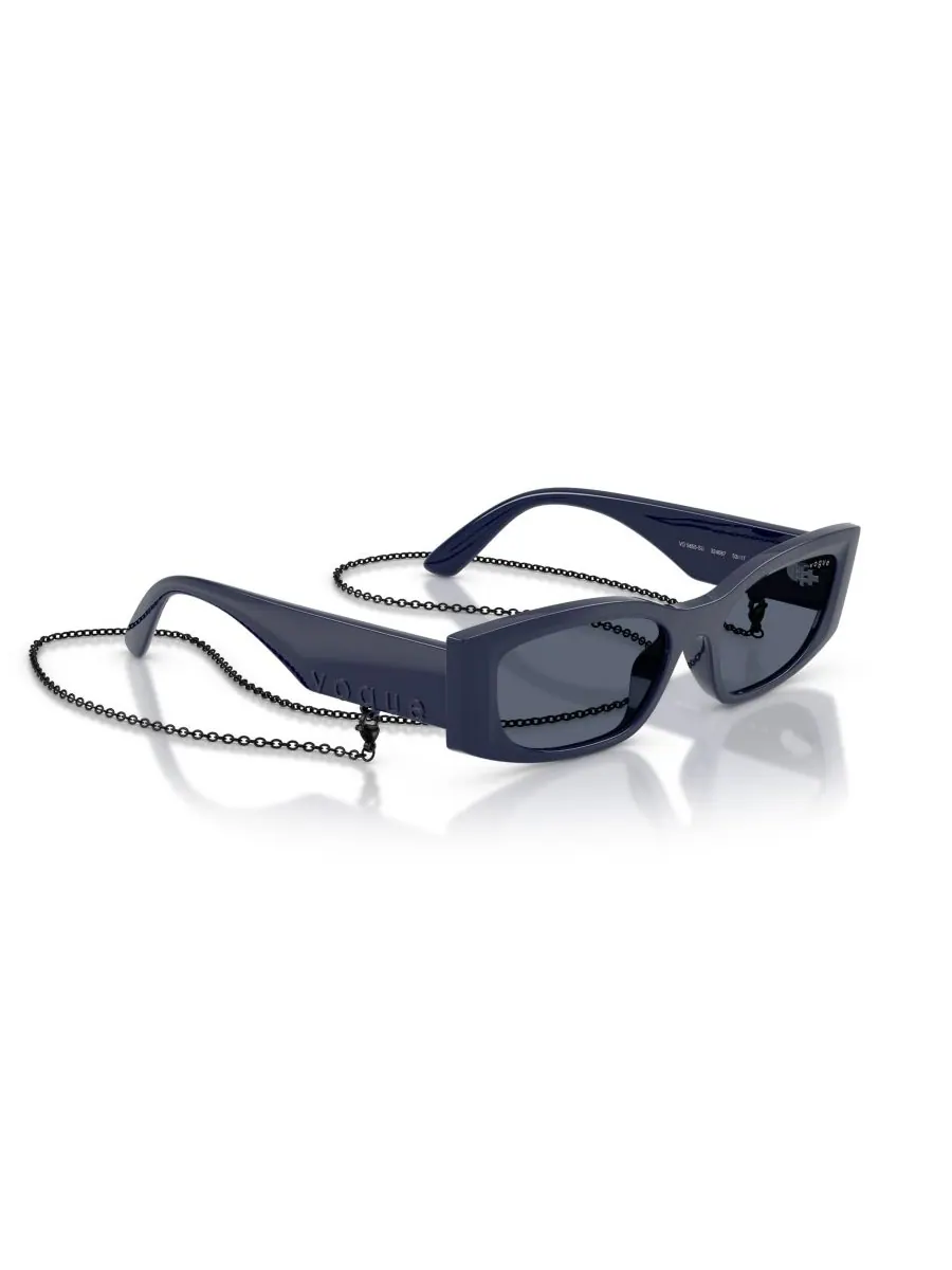 Женские прямоугольные солнцезащитные очки, VO5655SU Vogue Eyewear — изображение 6 из 7, синий
