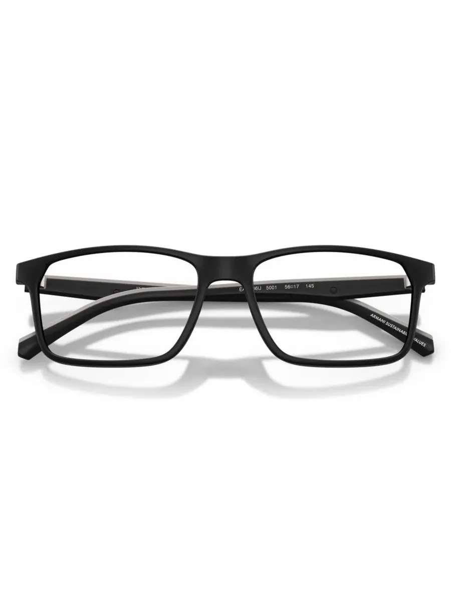Мужские квадратные очки, EA3266U Emporio Armani — изображение 4 из 5, черный