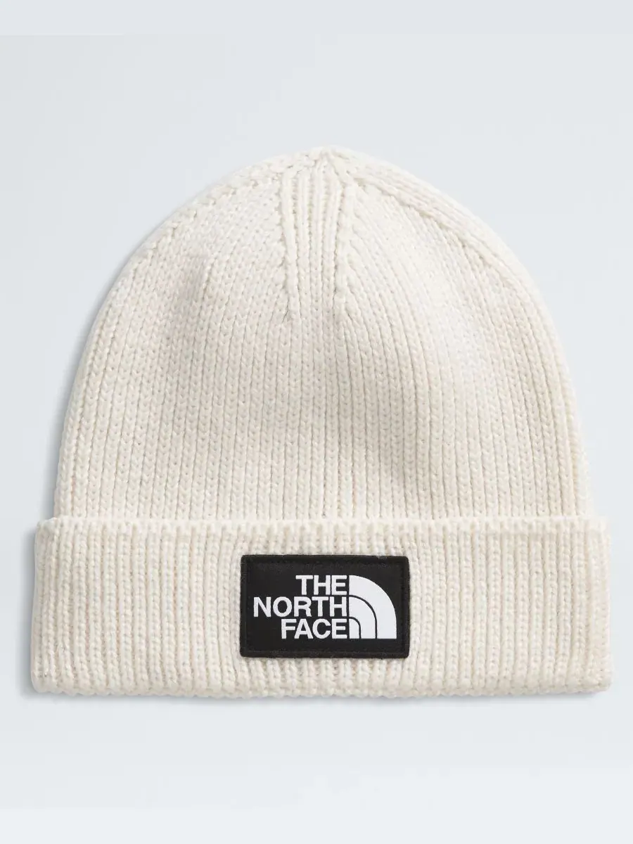 Мужская шапка-бини с отворотом и логотипом TNF The North Face