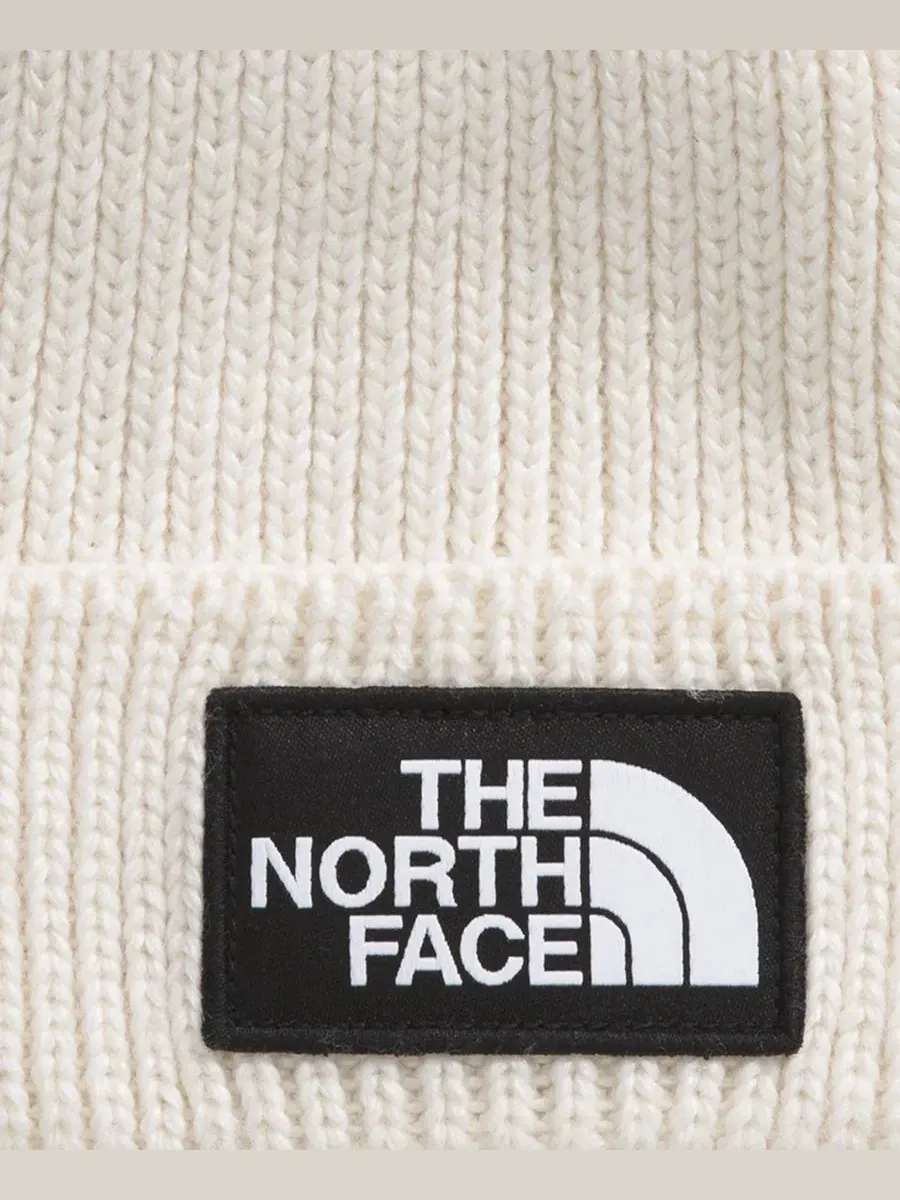 Мужская шапка-бини с отворотом и логотипом TNF The North Face — изображение 3 из 3, белый