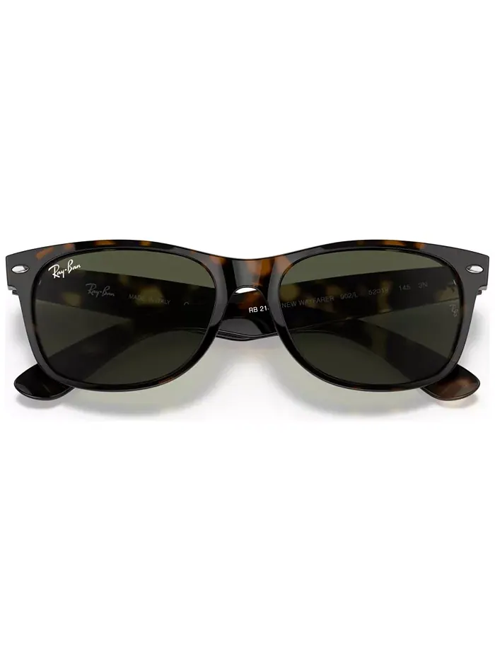 Унисекс солнцезащитные очки New Wayfarer, RB2132 Ray-Ban — изображение 6 из 6, коричневый