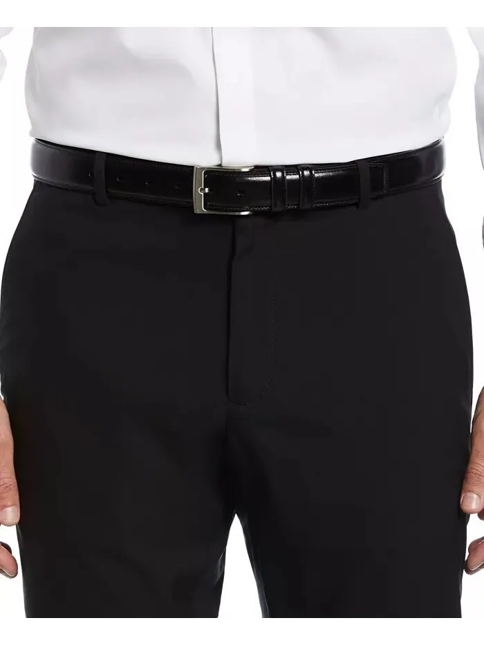 Мужской кожаный ремень Perry Ellis Portfolio — изображение 2 из 2, черный