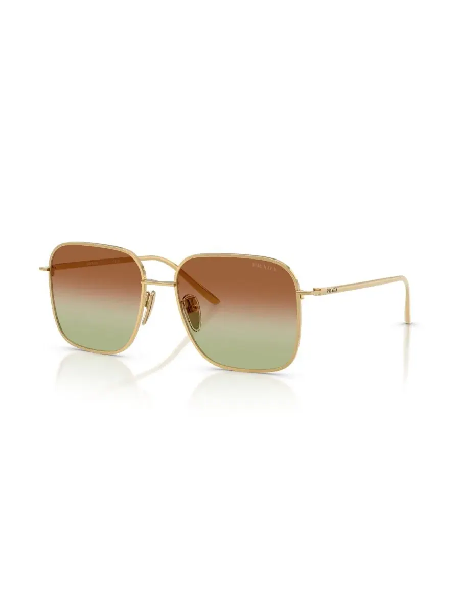 Женские квадратные солнцезащитные очки Prada, PR C54SD Persol — изображение 1 из 6, золото