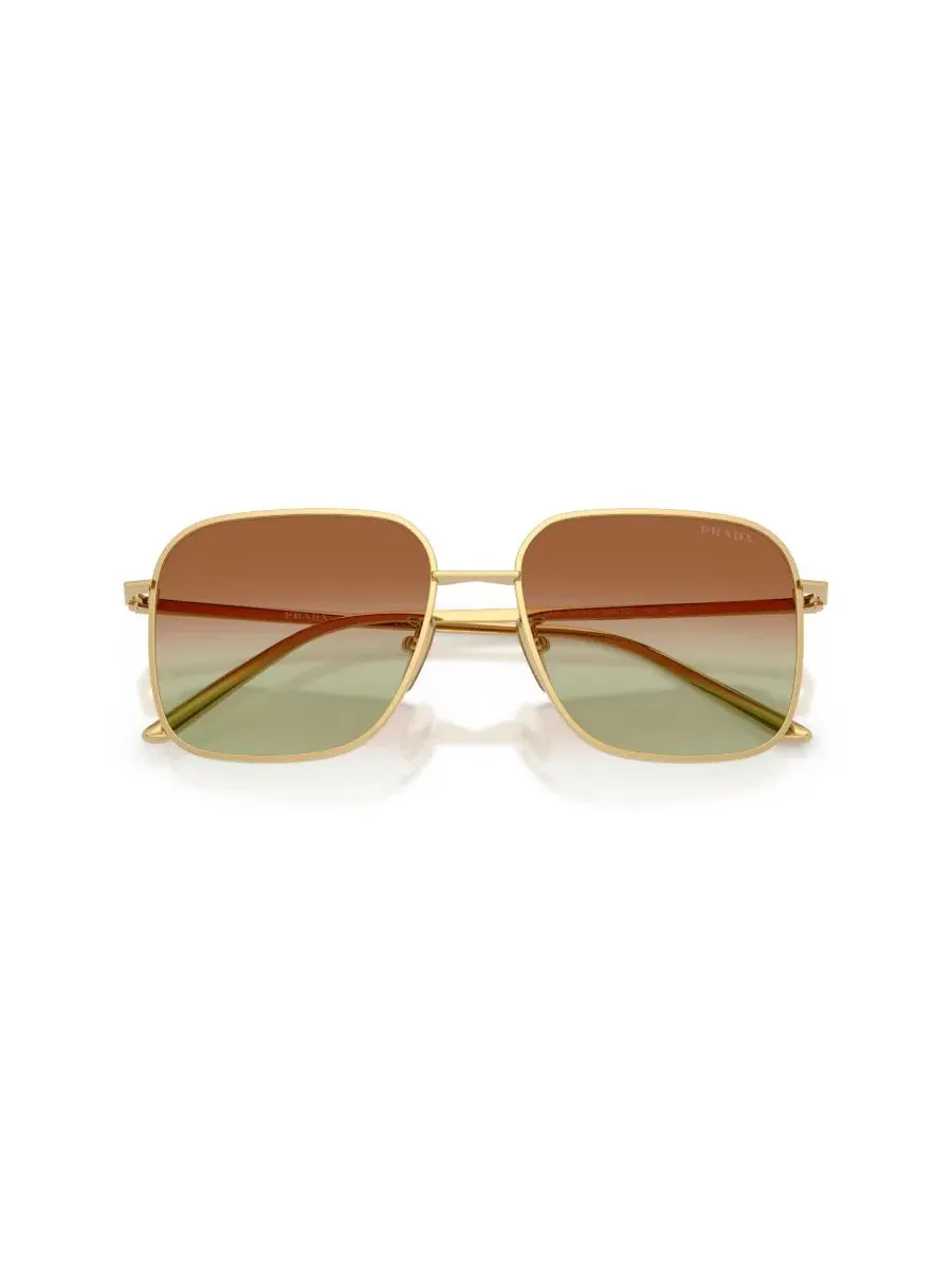 Женские квадратные солнцезащитные очки Prada, PR C54SD Persol — изображение 5 из 6, золото
