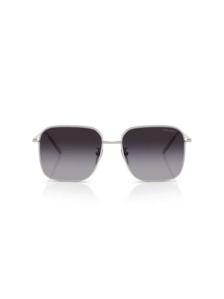Женские квадратные солнцезащитные очки Prada, PR C54SD Persol — изображение 3 из 6, серебряный