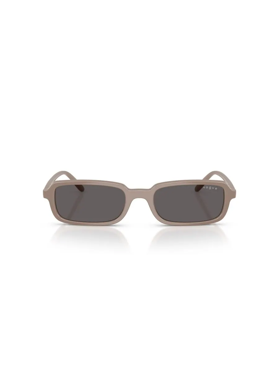 Женские прямоугольные солнцезащитные очки, VO5666S Vogue Eyewear — изображение 3 из 6, темный бежевый