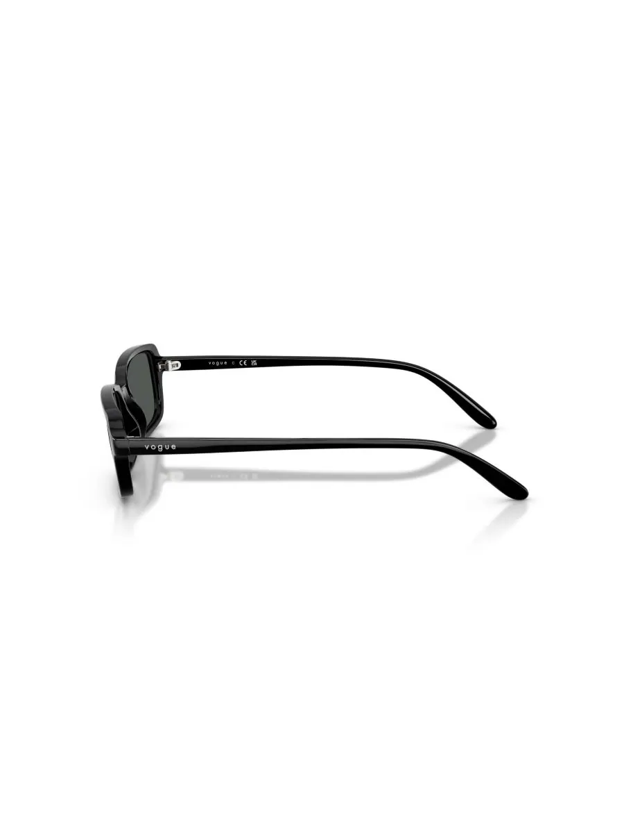 Женские прямоугольные солнцезащитные очки, VO5666S Vogue Eyewear — изображение 3 из 6, черный