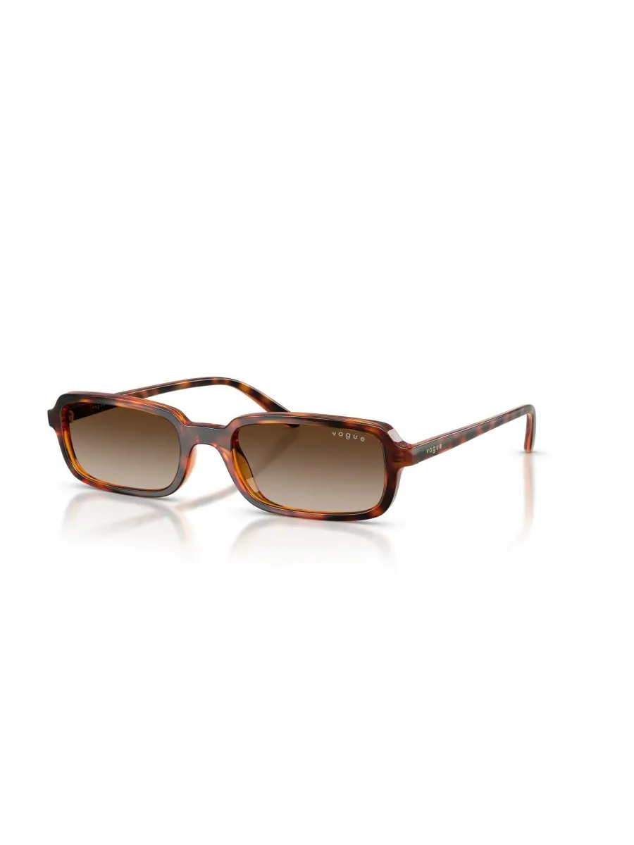 Женские прямоугольные солнцезащитные очки, VO5666S Vogue Eyewear — изображение 1 из 6, коричневый