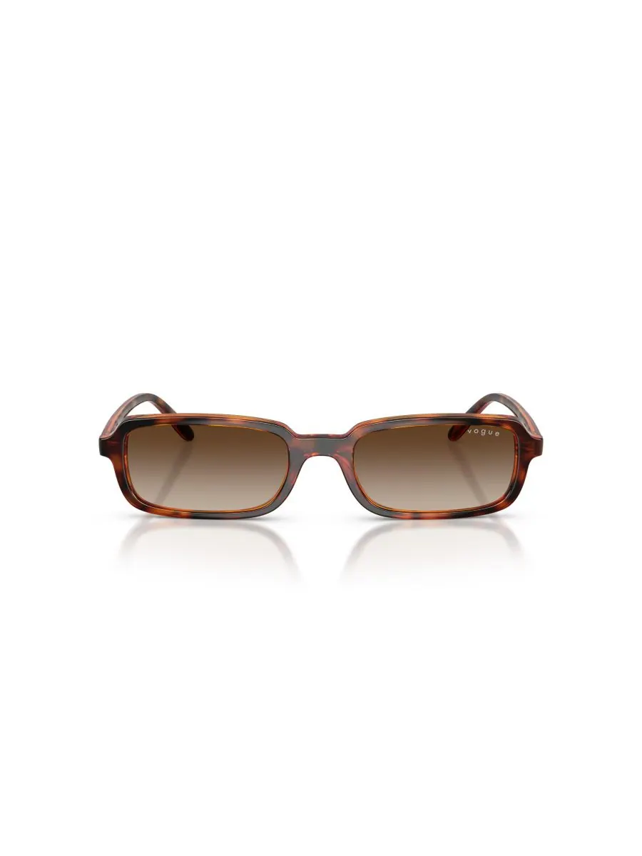 Женские прямоугольные солнцезащитные очки, VO5666S Vogue Eyewear — изображение 2 из 6, коричневый