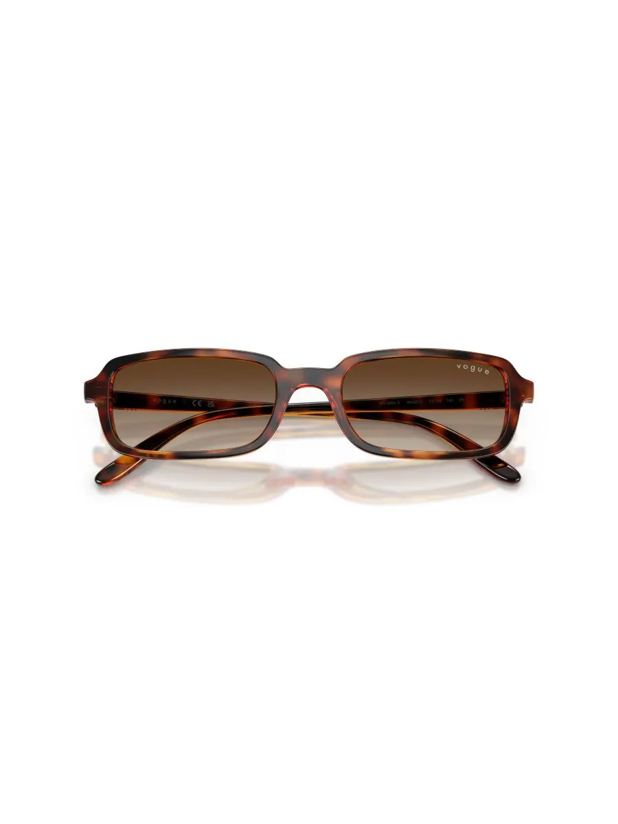 Женские прямоугольные солнцезащитные очки, VO5666S Vogue Eyewear — изображение 5 из 6, коричневый