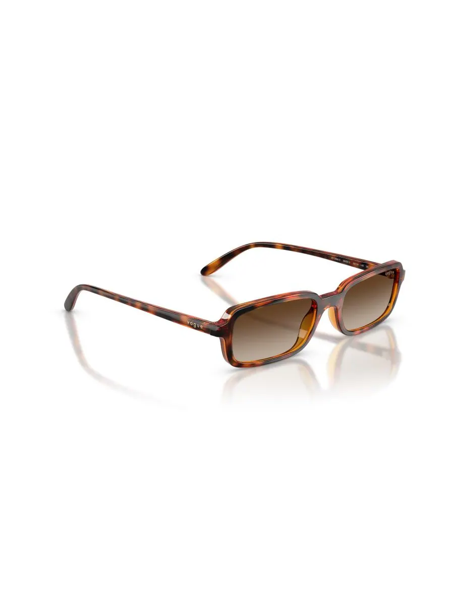Женские прямоугольные солнцезащитные очки, VO5666S Vogue Eyewear — изображение 6 из 6, коричневый