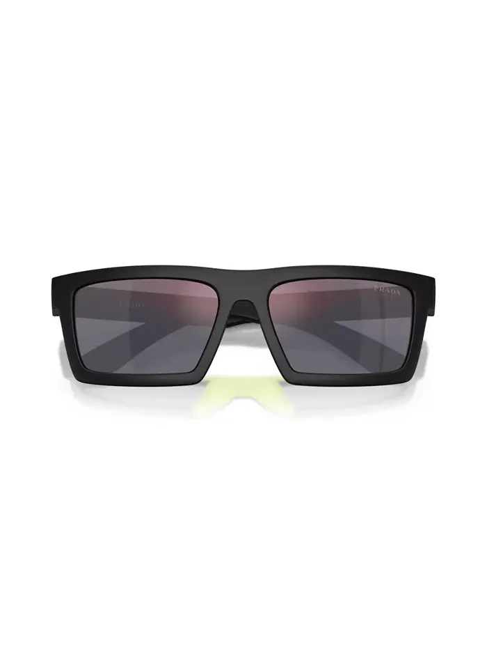 Мужские большие солнцезащитные очки, PS A07S PRADA LINEA ROSSA — изображение 2 из 6, черный