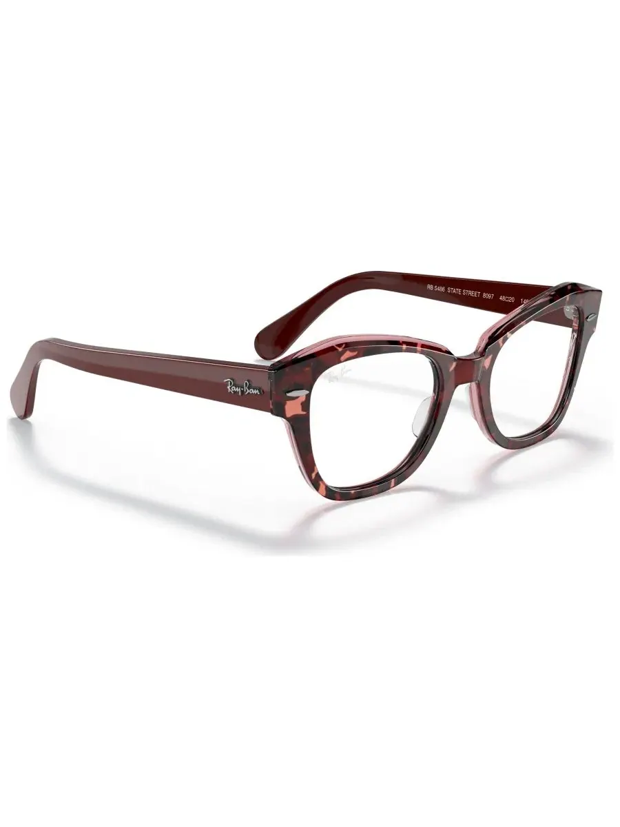 RB5486 Очки унисекс State Street, модель «неправильная форма» Ray-Ban — изображение 5 из 13, фиолетовый