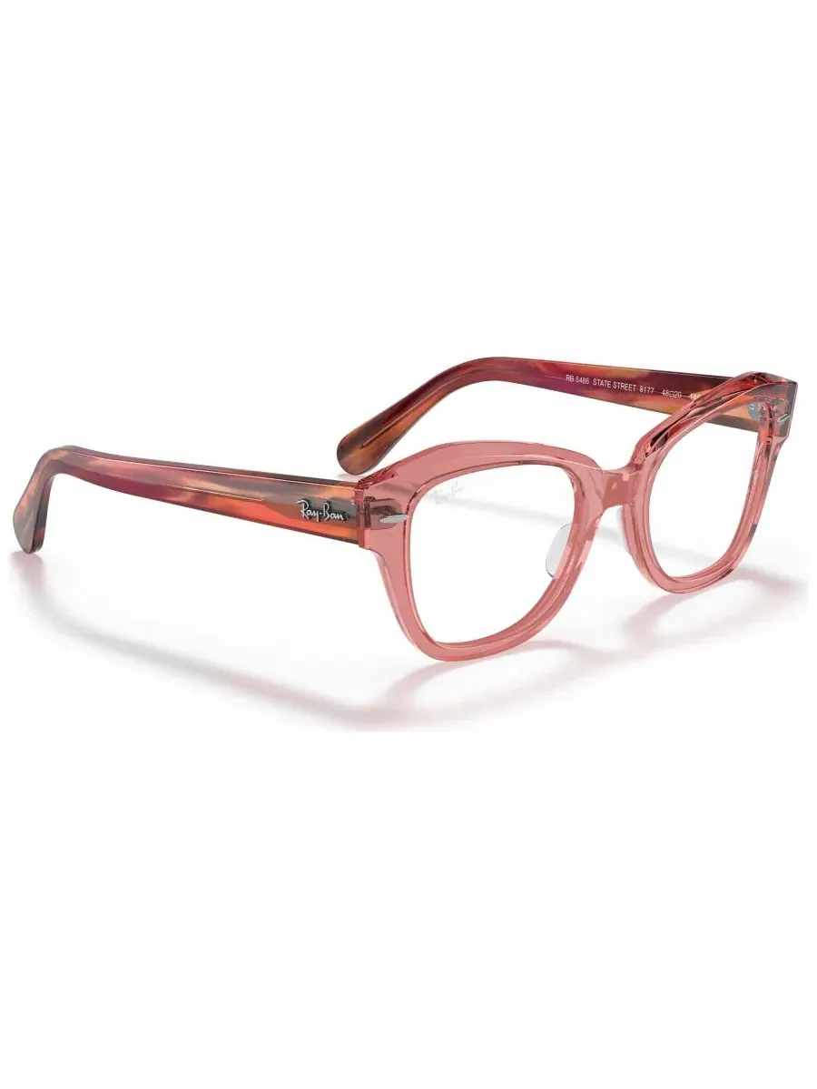 RB5486 Очки унисекс State Street, модель «неправильная форма» Ray-Ban — изображение 10 из 13, фиолетовый