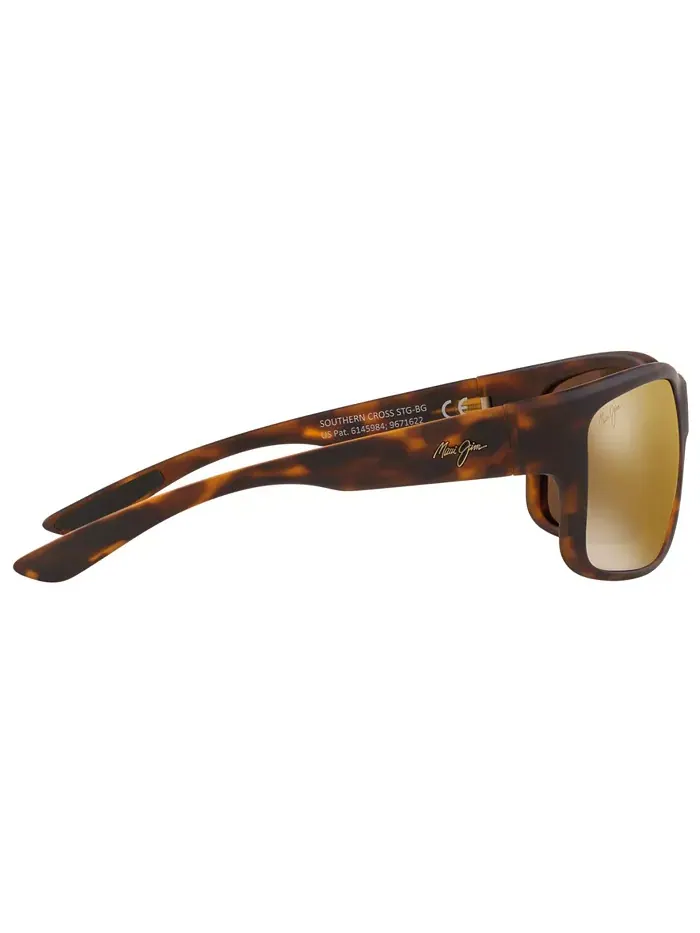 Мужские поляризованные солнцезащитные очки Southern Cross Maui Jim — изображение 4 из 6, коричневый