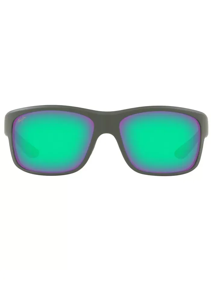 Мужские поляризованные солнцезащитные очки Southern Cross Maui Jim — изображение 2 из 6, коричневый/зеленый