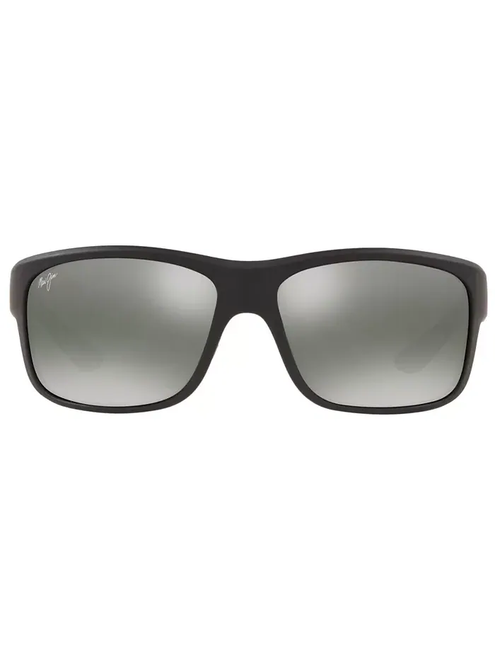 Мужские поляризованные солнцезащитные очки Southern Cross Maui Jim — изображение 2 из 6, черный прозрачный/серый