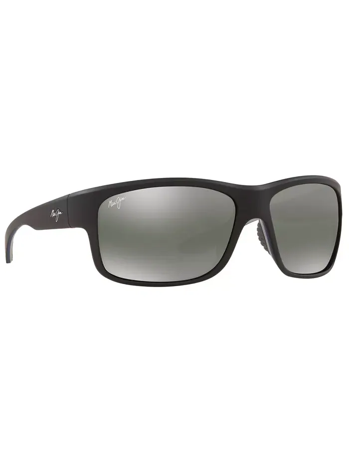 Мужские поляризованные солнцезащитные очки Southern Cross Maui Jim — изображение 3 из 6, черный прозрачный/серый