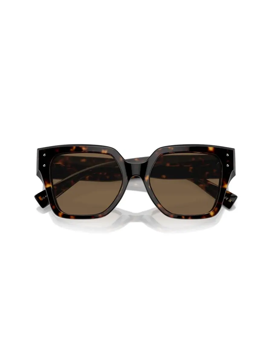 Солнцезащитные очки квадратные DG4471 Dolce&Gabbana — изображение 2 из 6, коричневый