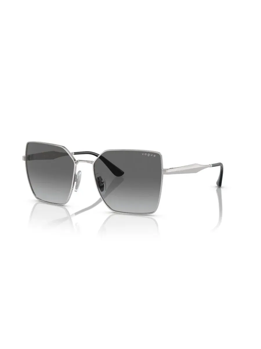 Солнцезащитные очки с квадратной оправой из металла Vogue Eyewear