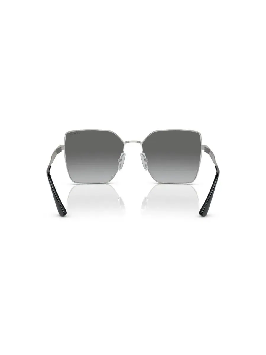 Солнцезащитные очки с квадратной оправой из металла Vogue Eyewear — изображение 4 из 6, серебряный