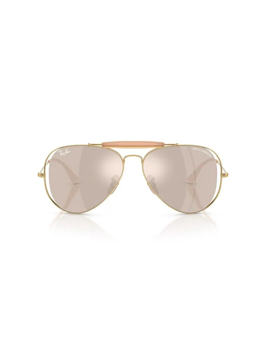 Солнцезащитные очки-авиатор Ray-Ban RB3029M — изображение 2 из 7, золотистый