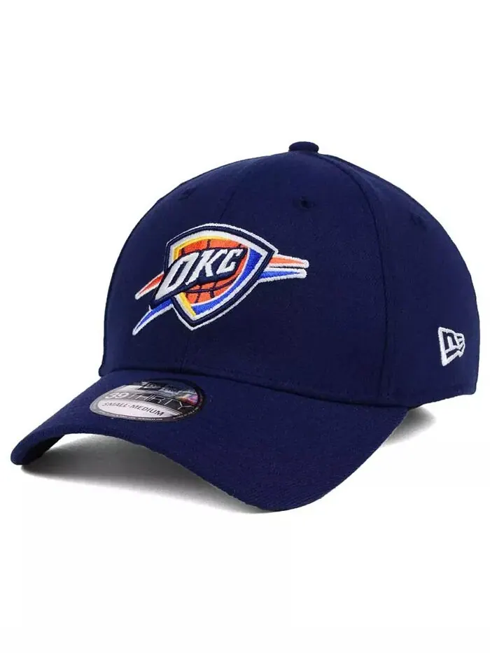 Классическая бейсболка Oklahoma City Thunder Team 39THIRTY New Era