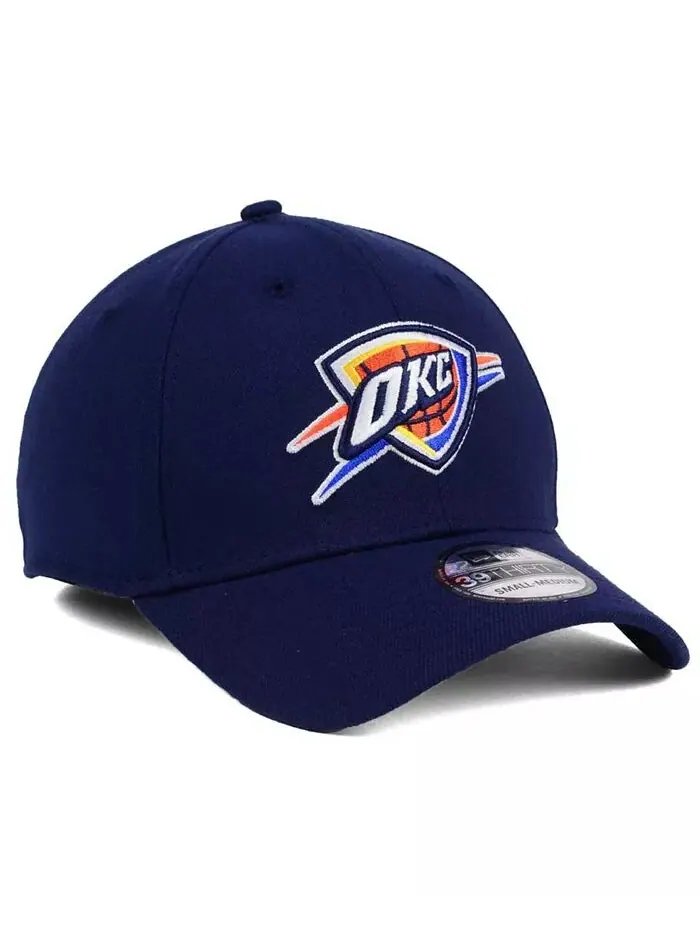 Классическая бейсболка Oklahoma City Thunder Team 39THIRTY New Era — изображение 3 из 6