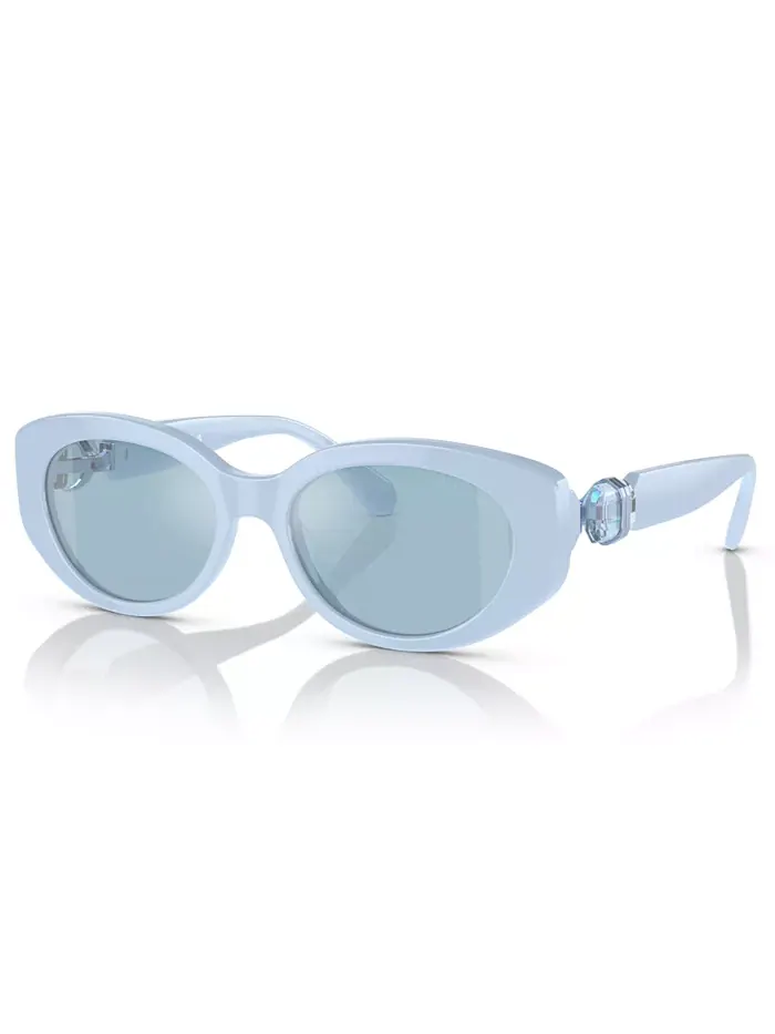 Женские солнцезащитные очки, зеркальные SK6002 Swarovski