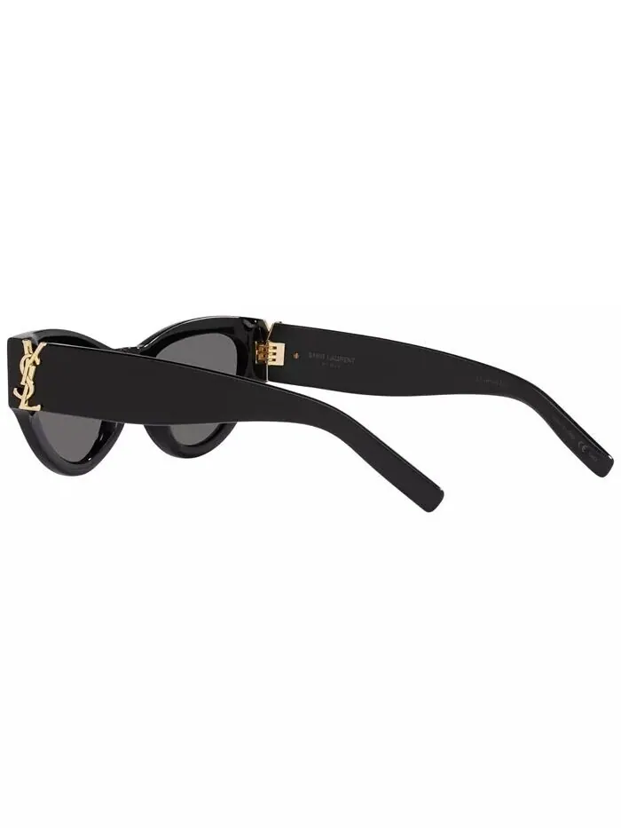 Солнцезащитные очки унисекс Saint Laurent — изображение 9 из 10, черный