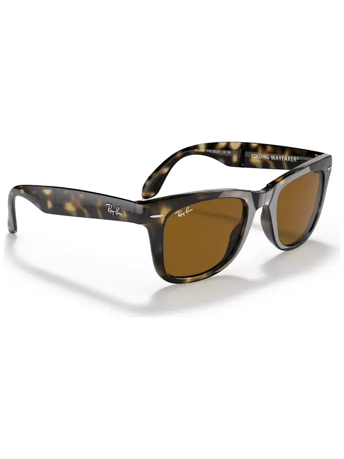 Солнцезащитные очки, RB4105 FOLDING WAYFARER Ray-Ban — изображение 3 из 7, коричневый