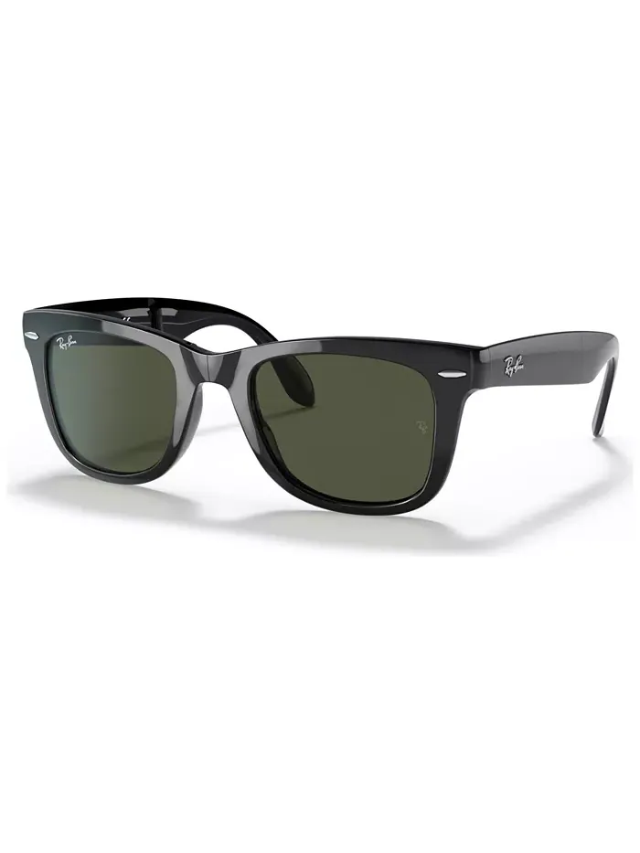 Солнцезащитные очки, RB4105 FOLDING WAYFARER Ray-Ban — изображение 1 из 7, черный/зеленый